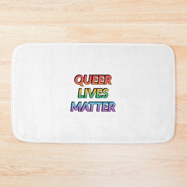 Item preview, QUEER LIVES MATTER designed and sold by Inspirationmotivation.