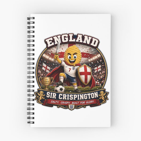 Item preview, England Crisp Knight Football Mascot Sticker | Sir Crispington Soccer Fan Design designed and sold by Snackwave Ninety.