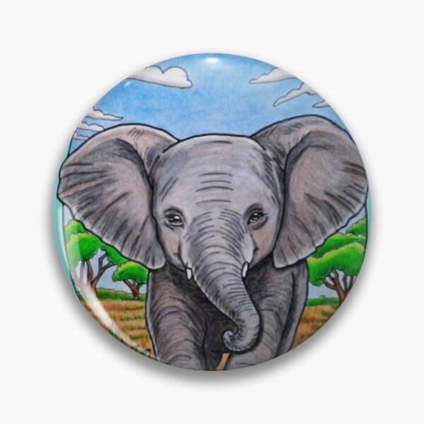 Item preview, Savannah Elephant Calf designed and sold by Krishmarakris.