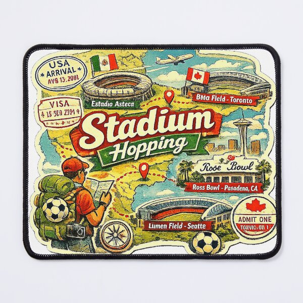 Item preview, Stadium Hopping Soccer Travel designed and sold by Modefissi.