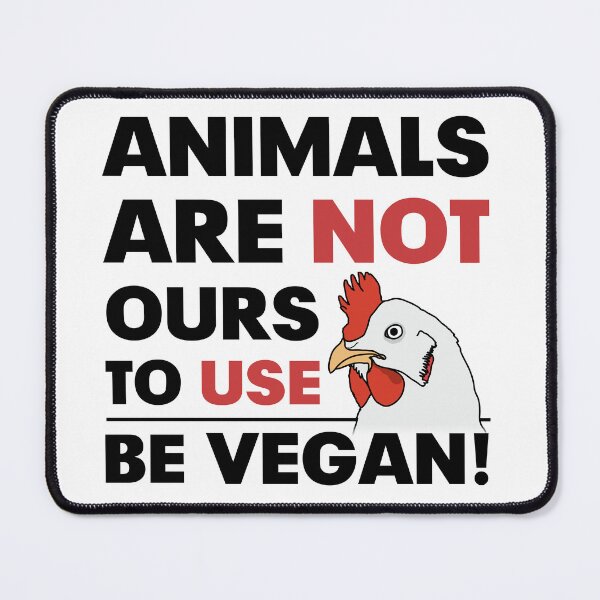 Item preview, Animals are not ours to use - Be vegan! (For light background) designed and sold by ArseniForFreedom.