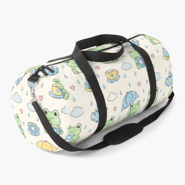 Item preview, Frog Rainy Tea Time Kawaii Pattern designed and sold by Soft Berry Studio.