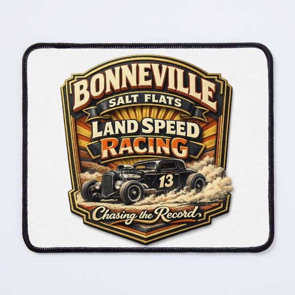 Item preview, Bonneville Salt Flats Vintage Racing Emblem designed and sold by Dresut.