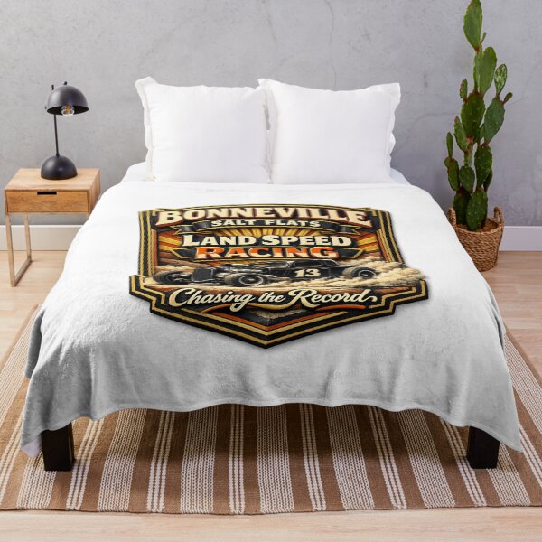 Item preview, Bonneville Salt Flats Vintage Racing Emblem designed and sold by Dresut.