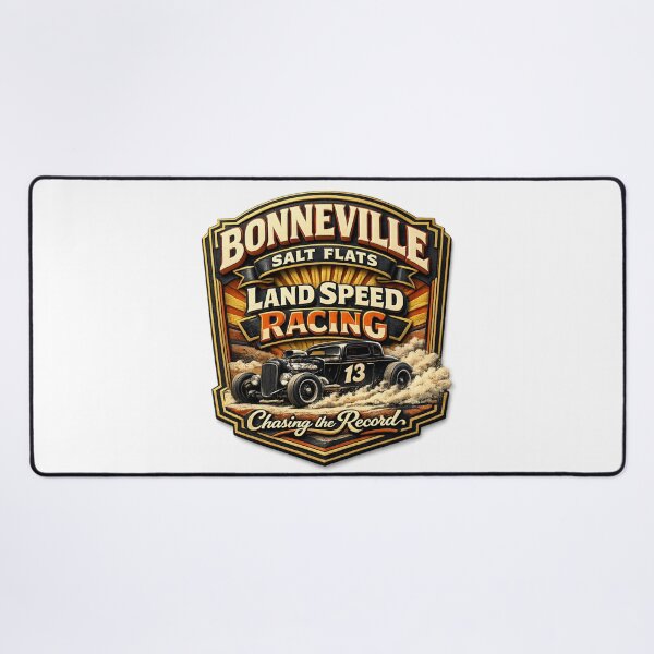 Item preview, Bonneville Salt Flats Vintage Racing Emblem designed and sold by Dresut.