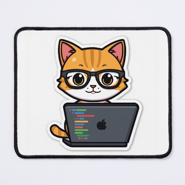 Item preview, Cute Coding Cat IT designed and sold by Gulele7.