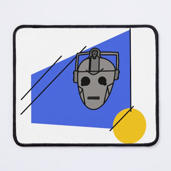 Item preview, Fun Abstract Doctor Who cartoon Fan Art - CyberMan design designed and sold by Nim St4r.