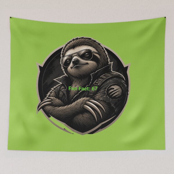 Item preview, sloth art designed and sold by @jon.