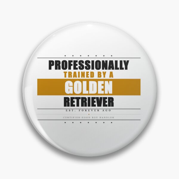 Item preview, Professionally Trained By A Golden Retriever Funny Dog Owner Gift designed and sold by Mega-Shopping.