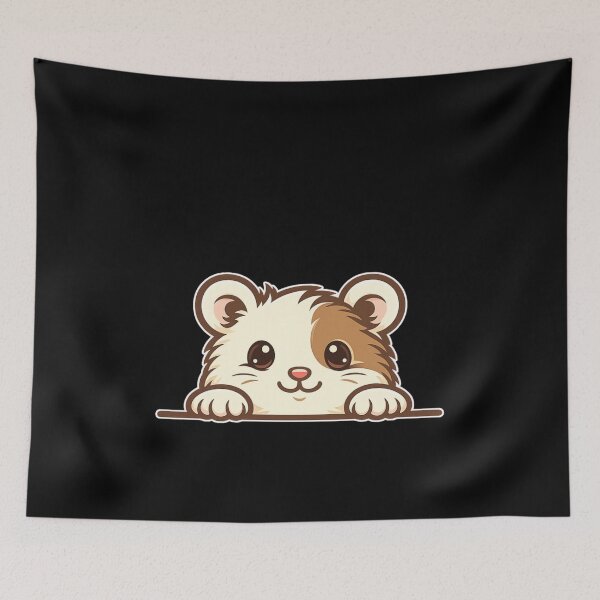 Item preview, Funny Peeking Hamster - Cute Hamster Mom Gift Idea designed and sold by Cust-tshirts.