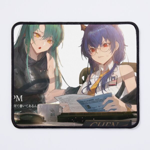 Item preview, Ch En And Hoshiguma Desk Mat Arknights designed and sold by KomiArts.