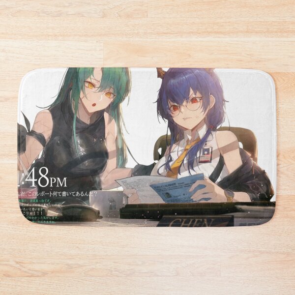Item preview, Ch En And Hoshiguma Desk Mat Arknights designed and sold by KomiArts.