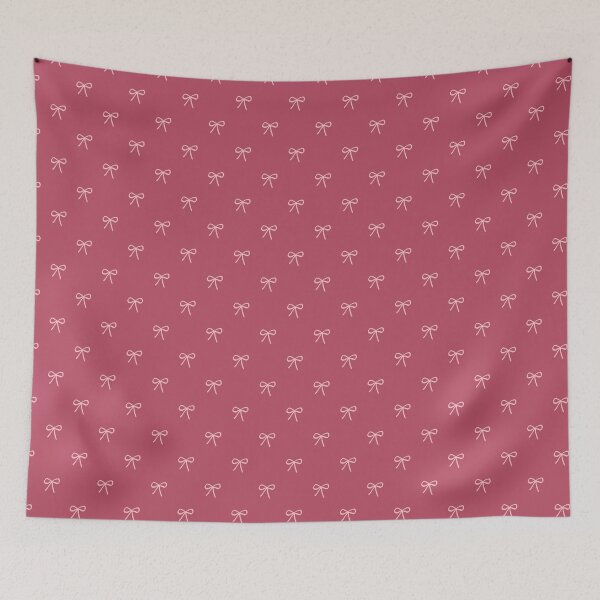 Item preview, Berry Red Bow Pattern Phone Case for Mom | Minimalist Coquette Bow Journal for Students or Teachers | Cute Light Bow Aesthetic Blanket for Girls | Balletcore Ribbon Tote Bag Gift for Nurse designed and sold by VivaFy.