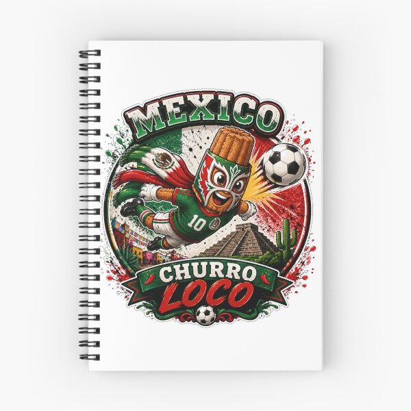 Item preview, Mexico Churro Loco Football Mascot Sticker | Mexican Soccer Fan Design designed and sold by Snackwave Ninety.