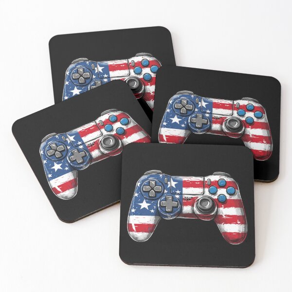 Item preview, American Flag Gamer 4th of July Video Games USA Patriotic designed and sold by smartrocket.