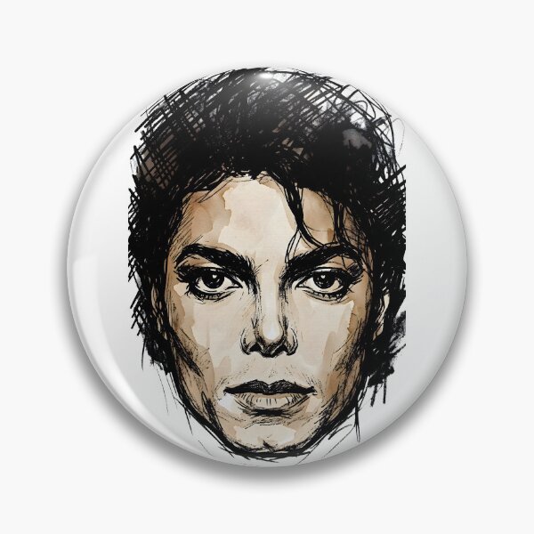 Item preview, Raw Marker Sketch Michael Jackson Full Page Intense Closeup designed and sold by Dhenin Studio.