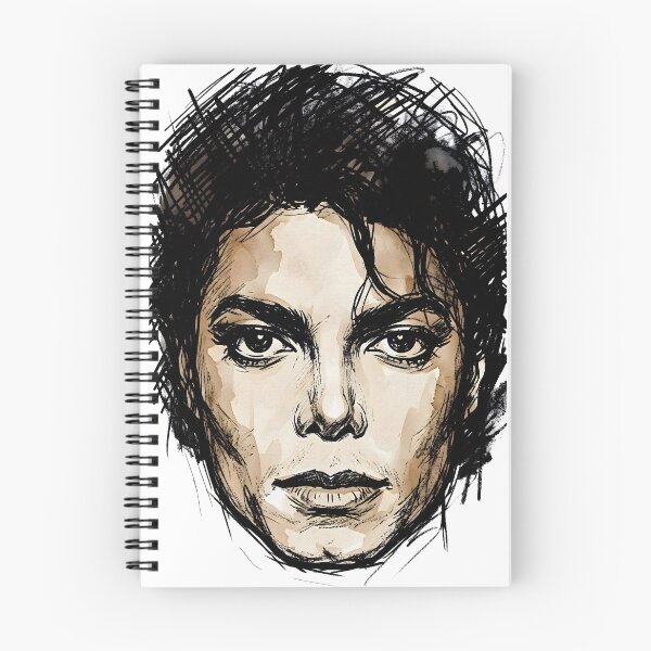 Item preview, Raw Marker Sketch Michael Jackson Full Page Intense Closeup designed and sold by Dhenin Studio.