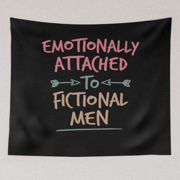 Item preview, Emotionally Attached To Fictional Men Funny Book Lover Shirt | Booktok Reader Gift designed and sold by Noussairox.