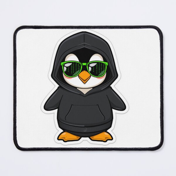 Item preview, Cyber Hacker Penguin Linux designed and sold by Gulele7.
