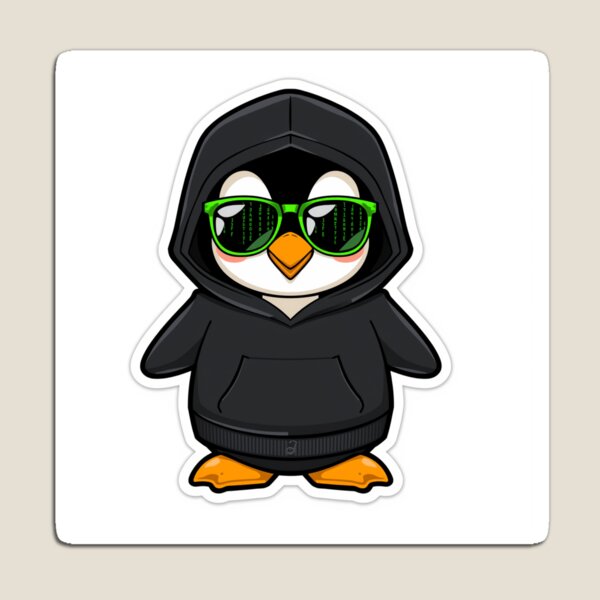 Item preview, Cyber Hacker Penguin Linux designed and sold by Gulele7.