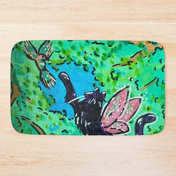 Item preview, Black Fairy Cat Playing in the Sky designed and sold by AvalonUnmuzzled.