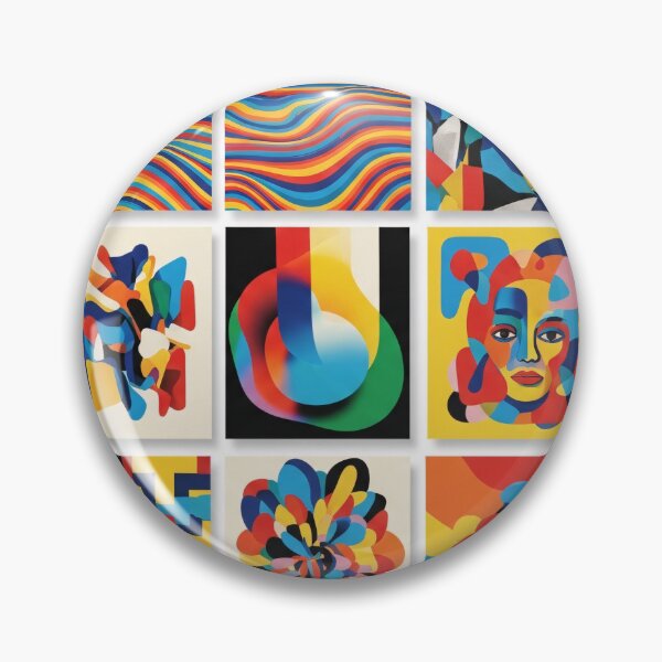 Item preview, Vibrant Pop Art Grid Collection designed and sold by PixorStudio.