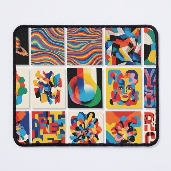 Item preview, Vibrant Pop Art Grid Collection designed and sold by PixorStudio.