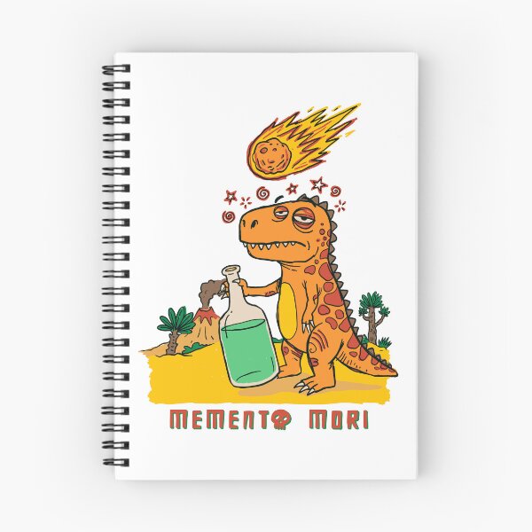 Item preview, Memento Mori Funny T-Rex Toasting to Meteor Extinction designed and sold by sXe-art.