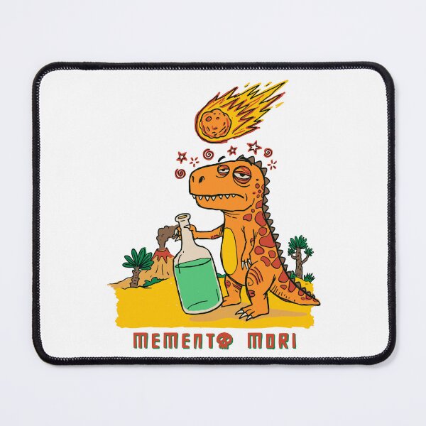 Item preview, Memento Mori Funny T-Rex Toasting to Meteor Extinction designed and sold by sXe-art.