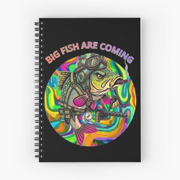 Item preview, Big Fish Are Coming Psychedelic Fishing designed and sold by Stefanrajzer.
