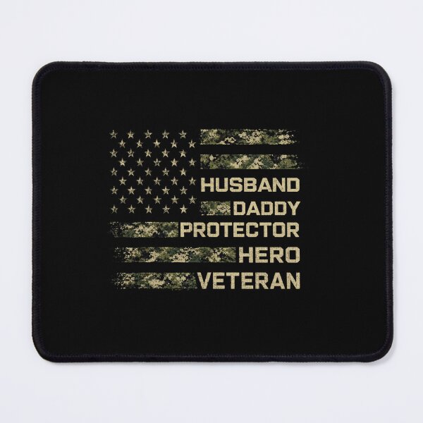 Item preview, Husband Daddy Protector Hero Veteran Patriotic Military Design designed and sold by Osstaramilua.