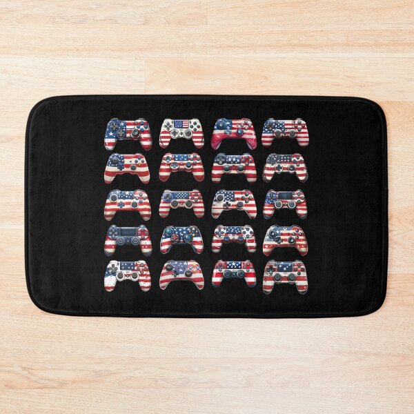 Item preview, American Flag Gamer 4th of July Video Games USA Patriotic designed and sold by smartrocket.