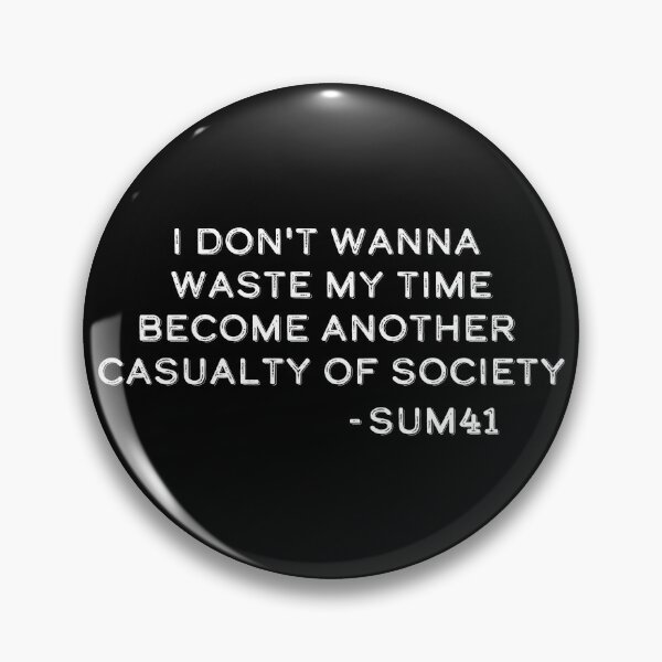 Item preview, Sum 41 Quote designed and sold by LikeAHurricane.