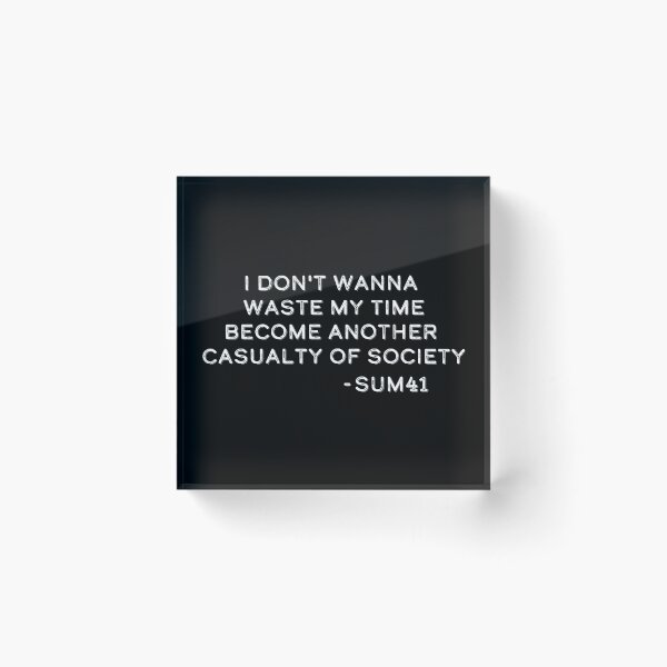 Item preview, Sum 41 Quote designed and sold by LikeAHurricane.