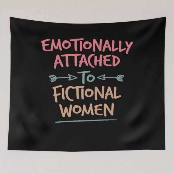 Item preview, Emotionally Attached To Fictional Women Funny Reader Shirt | Book Lover Gift designed and sold by Noussairox.