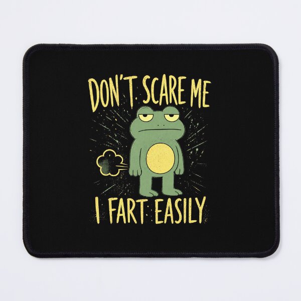 Item preview, Don’t Scare Me I Fart Easily Funny Frog Meme Cartoon Design designed and sold by MiALopezArt.