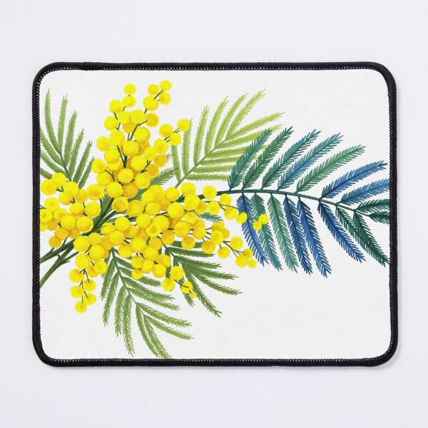 Item preview, Golden Mimosa Botanical Watercolor designed and sold by PixorStudio.