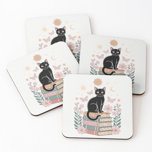 Item preview, A Cat and Its Favorite Books Gifts for Cat Lovers designed and sold by MalwasBasket.