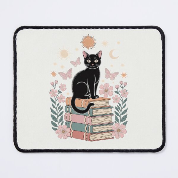 Item preview, A Cat and Its Favorite Books Gifts for Cat Lovers designed and sold by MalwasBasket.