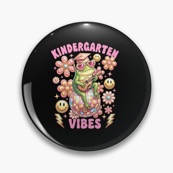 Item preview, Kindergarten Vibes Retro Disco Frog Back To School Design Cute designed and sold by MiALopezArt.