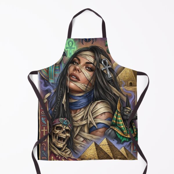 Item preview, Egyptian Mummy Queen Art | Anubis, Eye of Horus and Pyramid Mythology Design designed and sold by Queen Cleopatra.