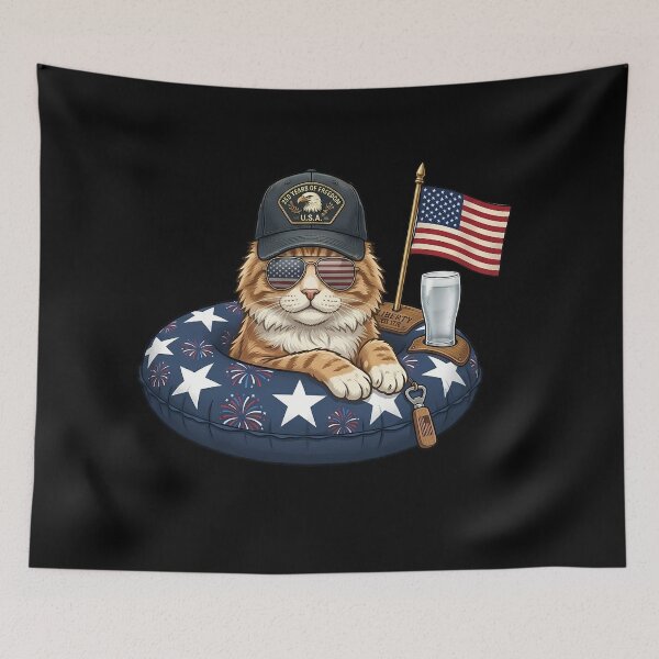 Item preview, 250th Anniversary Cat designed and sold by OliviaHayesArt.
