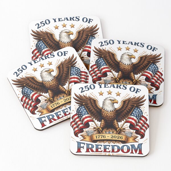 Item preview, 250 Years of Freedom Eagle Shirt | America 250 Patriotic Bald Eagle 1776-2026 designed and sold by Color World.