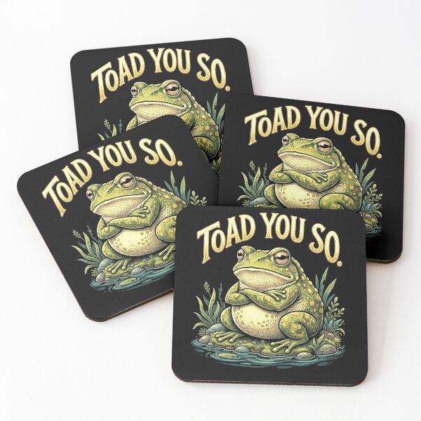 Item preview, Toad You So Funny Vintage Toad Pun Amphibian Design designed and sold by MiALopezArt.