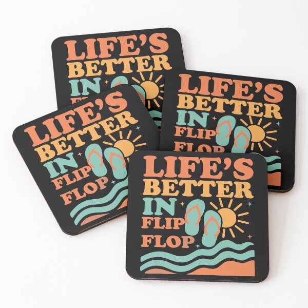 Item preview, Lifes Better in Flip Flop designed and sold by Whereiskim.