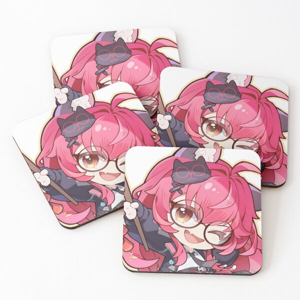 Item preview, Nanally Pink Hair Glasses Neverness To Everness designed and sold by KomiArts.
