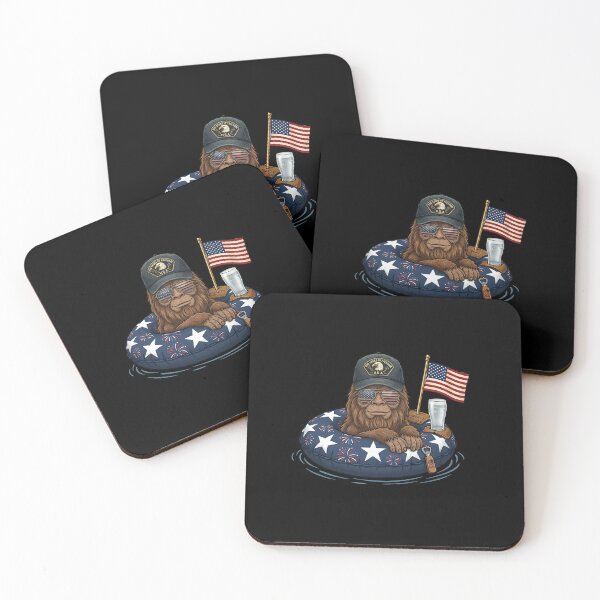 Item preview, 250th anniversary Flag American bigfoot  designed and sold by OliviaHayesArt.