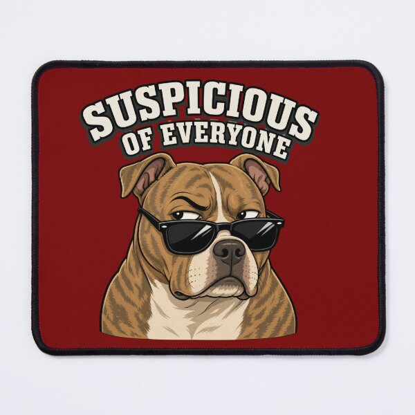 Item preview, Zero Barks Give-Cool Pitbull With Sunglasses Funny Dog designed and sold by freshwear design.