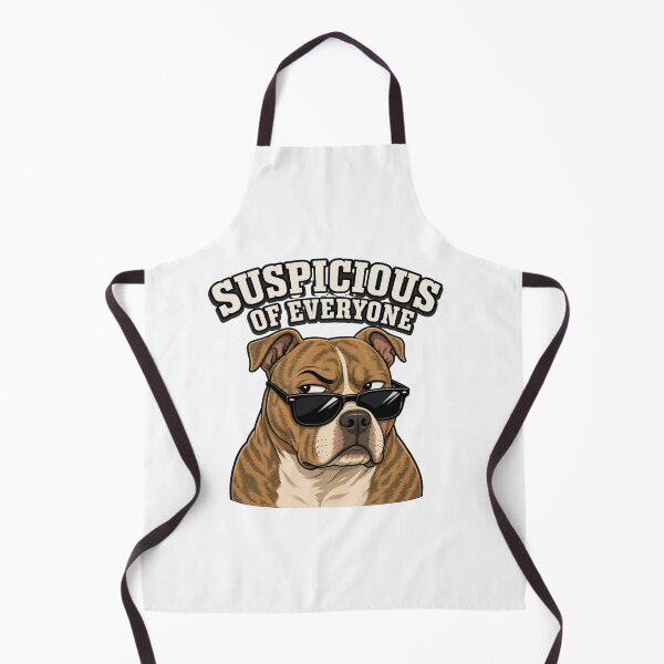 Item preview, Zero Barks Give-Cool Pitbull With Sunglasses Funny Dog designed and sold by freshwear design.