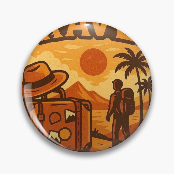 Item preview,  Retro Travel Adventure Sticker designed and sold by EmylDesigns.